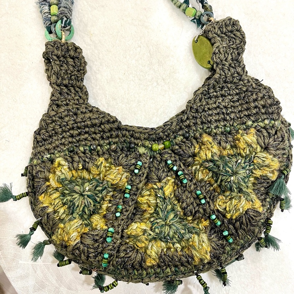 Hand made Crochet Boho Tote Bag - Picture 12 of 16